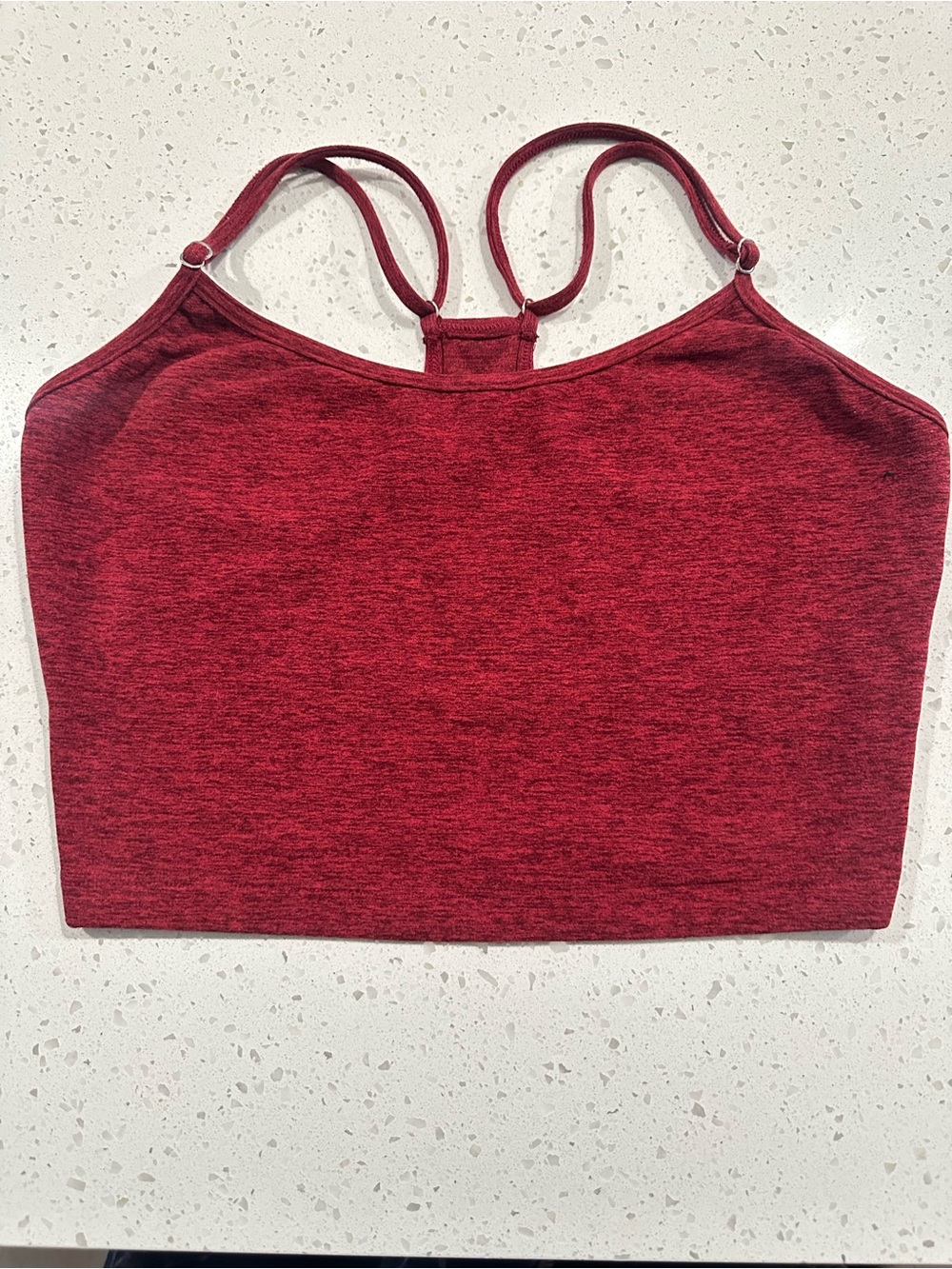 Bombshell Sportswear Relax Long Bra in Garnet Red - EUC - Medium